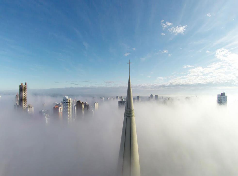 1st Prize Winner – Category Places: Above the mist by Ricardo Matiello