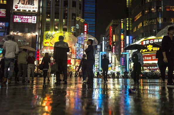 Japan's population is declining at a record rate (Getty/AFP)