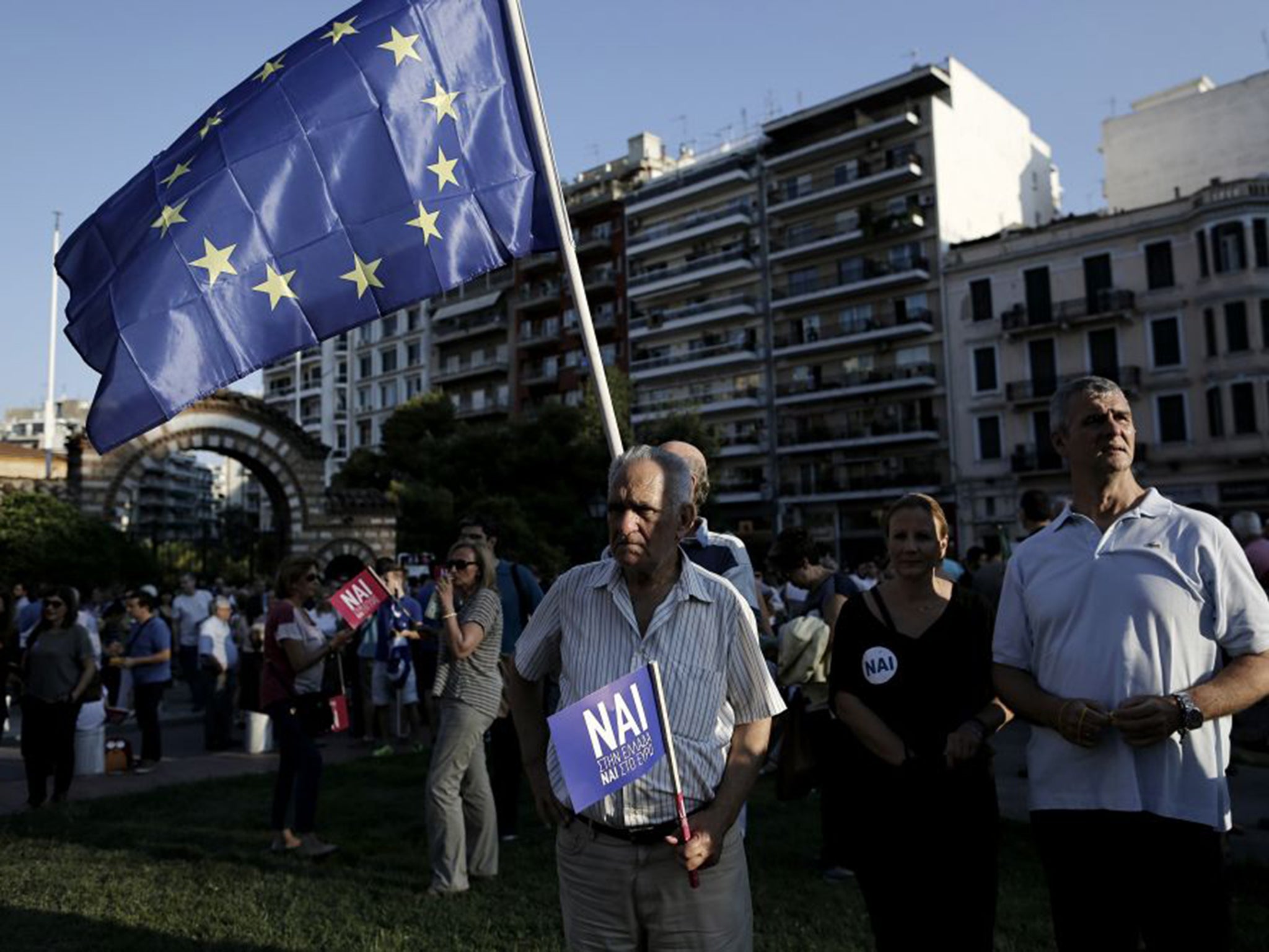 Some suspect that Greece is being punished by the EU to set an example for other European nations of what will happen to them if they offend Germany or France (Bloomberg)