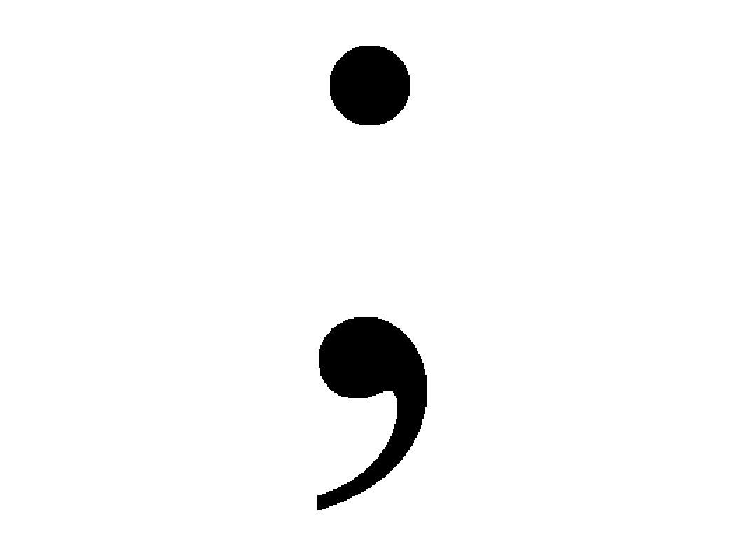 World Semicolon Day — Gordon Corsetti Mental Agility Foundation