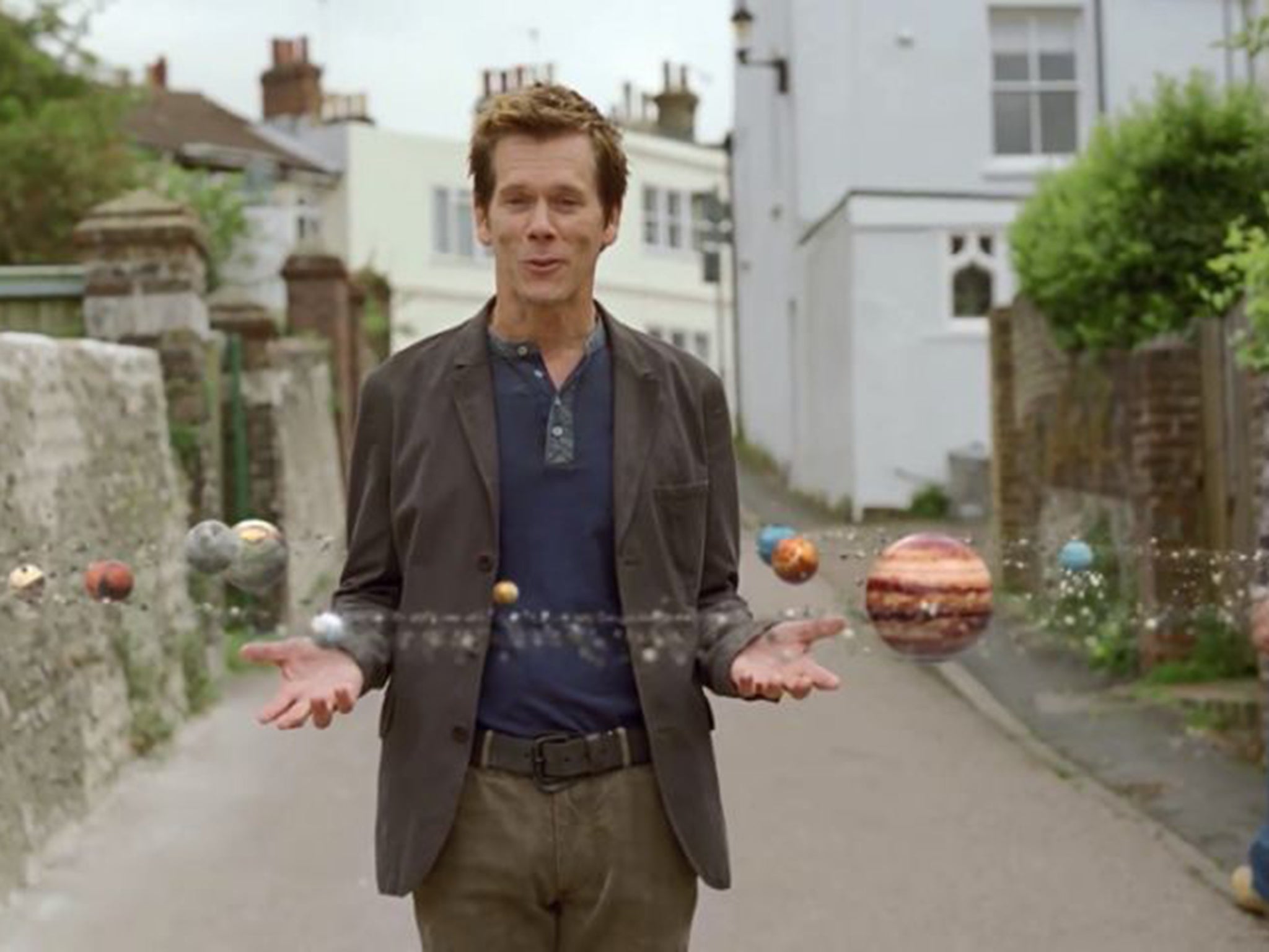 EE brand ambassador Kevin Bacon. The network is being taken over by BT