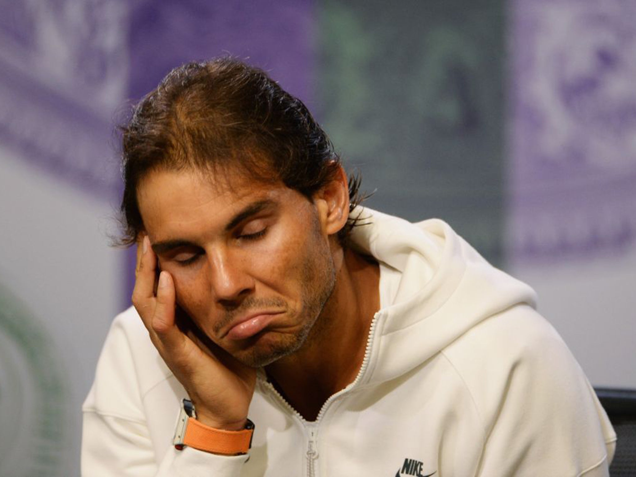 Rafael Nadal is down and out, beaten by Dustin Brown at Wimbledon – but an era is not thereby ended