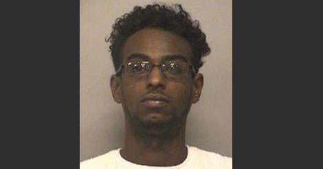 Mohammed G. Abdi, 26, faces first-degree assault charges for shooting a 16-year-old who stole a pack of cookies.