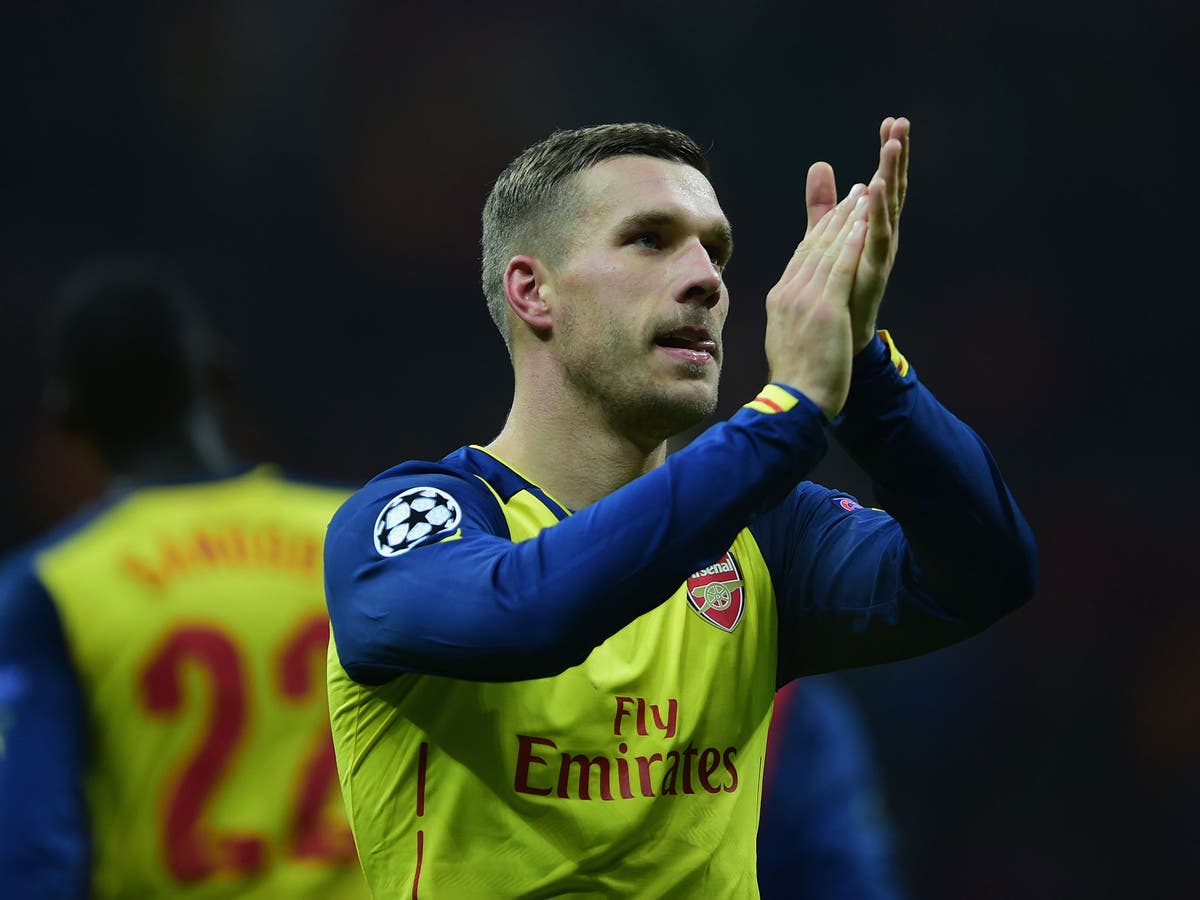 Arsenal Transfer News Lukas Podolski Issues Heartfelt Farewell To The Best Fans In England After Completing Galatasaray Move The Independent The Independent