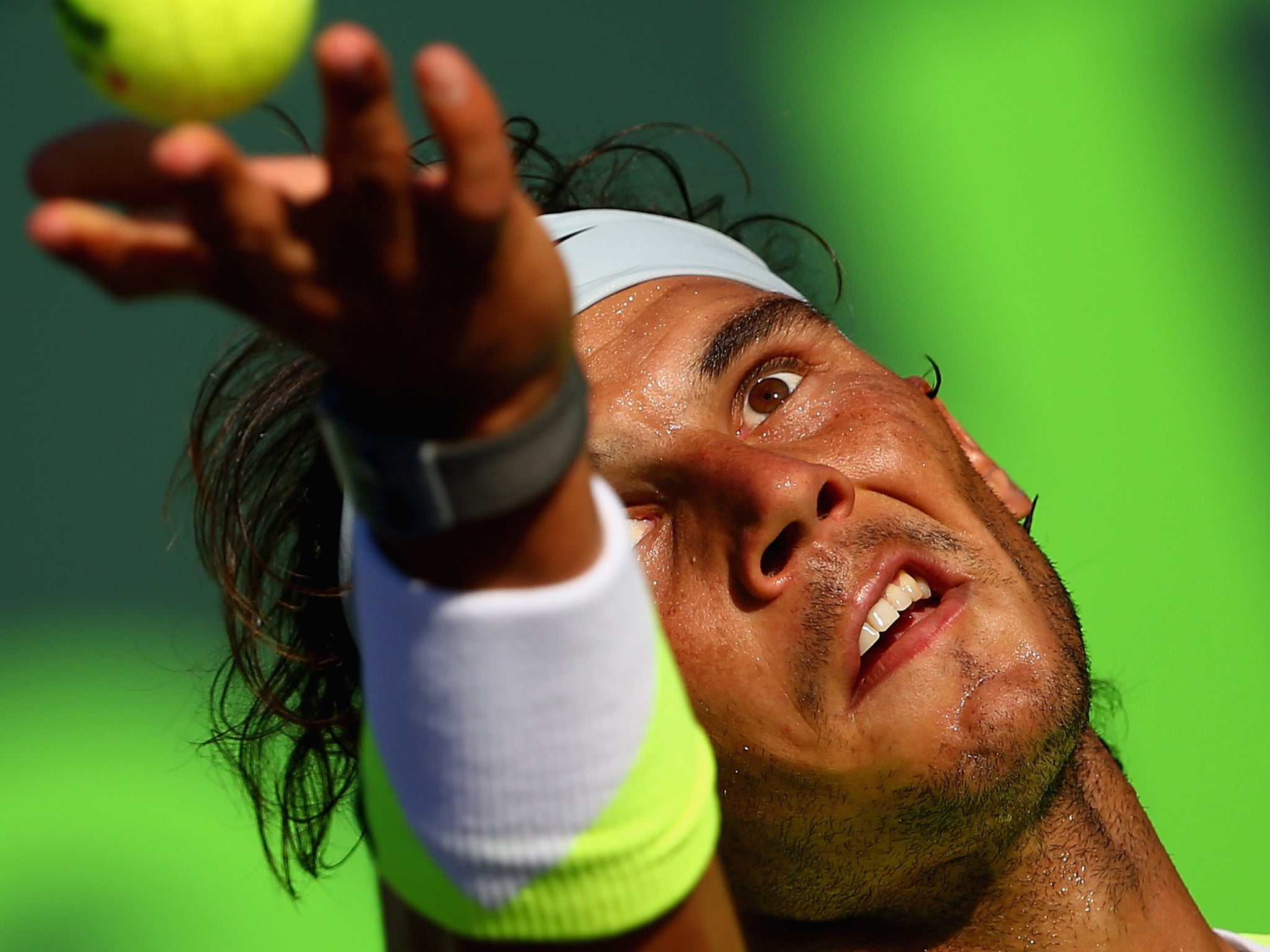 Rafael Nadal has a cold shower before matches, allowing him to feel his “power and resilience grow” (Getty)