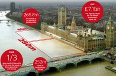 Parliament refurbishment: Part of Thames could be closed as