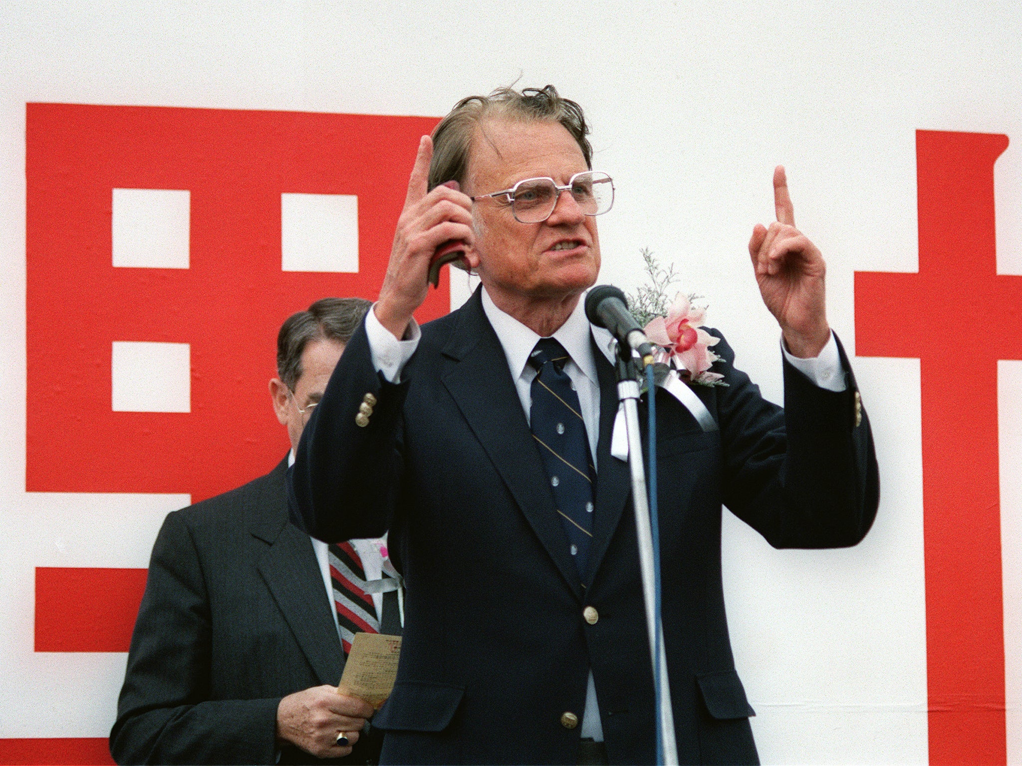 Dr Billy Graham said he thought Aids was God’s judgement on gays (Getty)