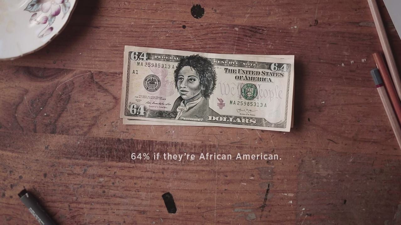 Black women earn just 64 per cent