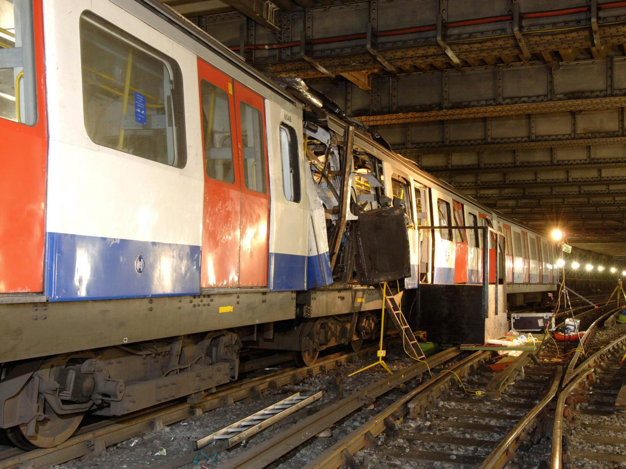 Aldgate tube station following the attack