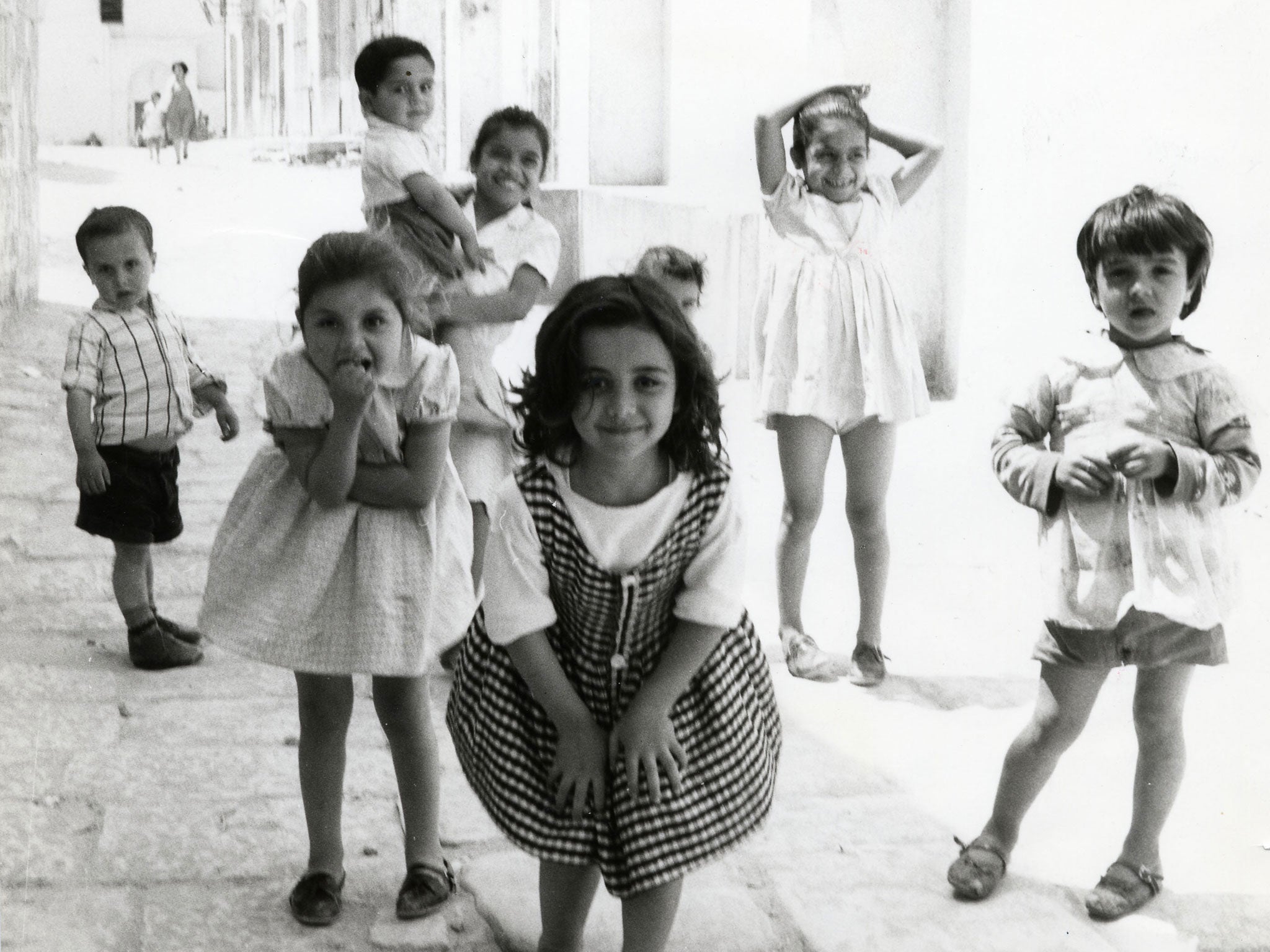 Age of innocence: Dorothy Bohm’s photograph, taken in Haifa in 1959, shows Israeli and Palestinian children playing together