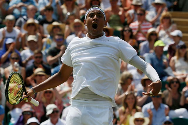 Australian Nick Kyrgios’s antics have attracted more attention than his tennis at Wimbledon