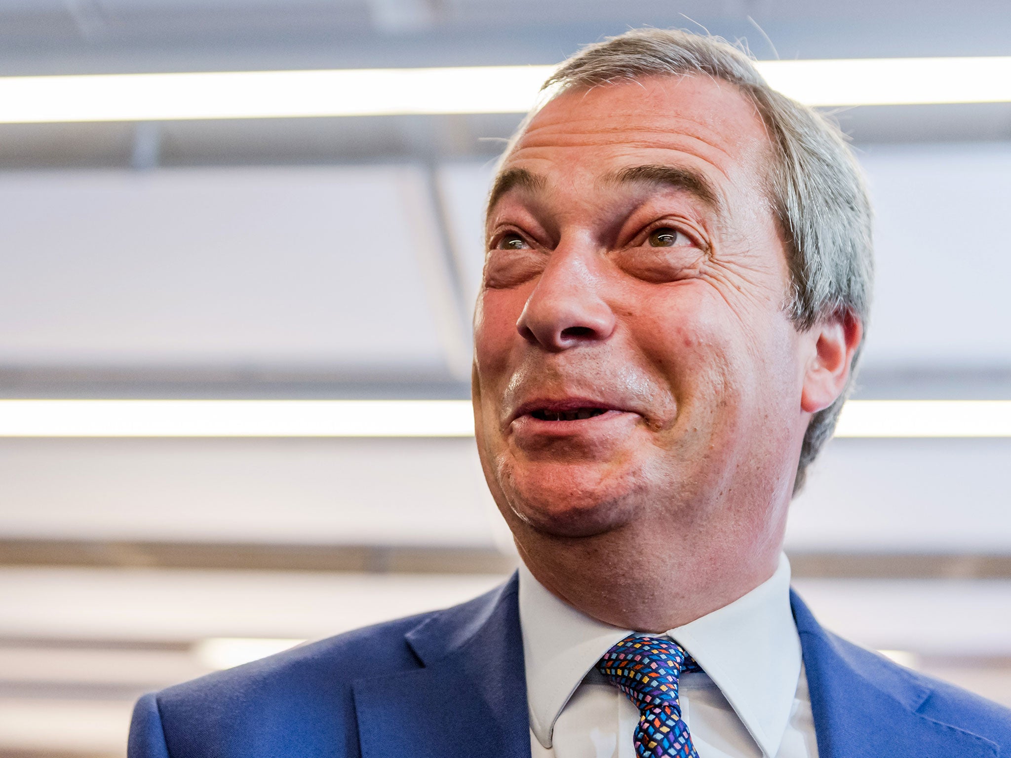 Ukip leader Nigel Farage has claimed that the Greek referendum result showed that the European Union was 'dying'