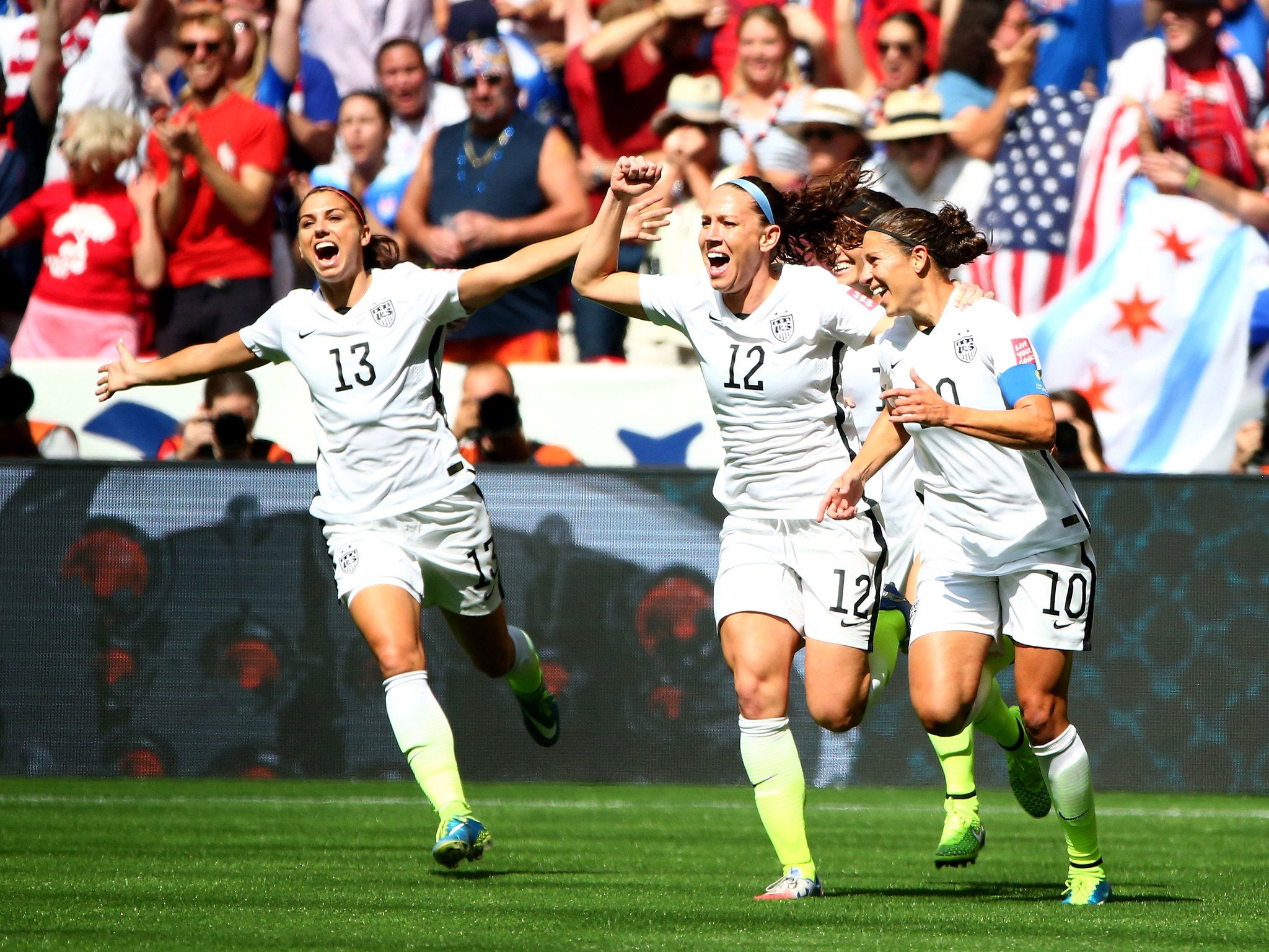 Carli lloyd cheap hat trick