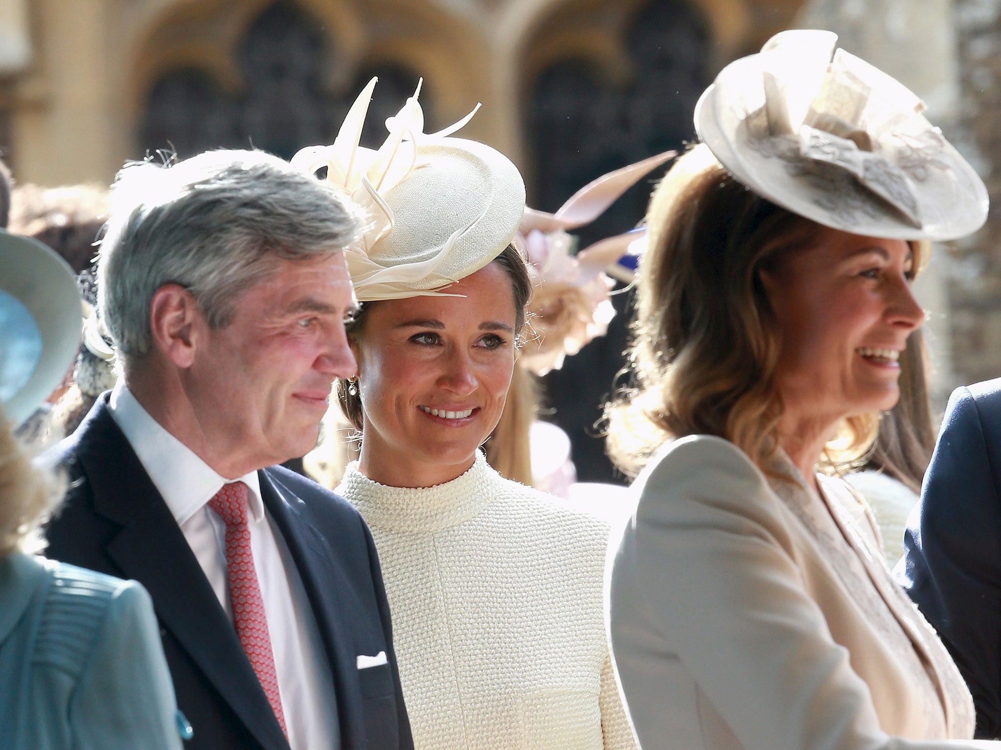 Michael Middleton, Carole Middleton and Pippa Middleton