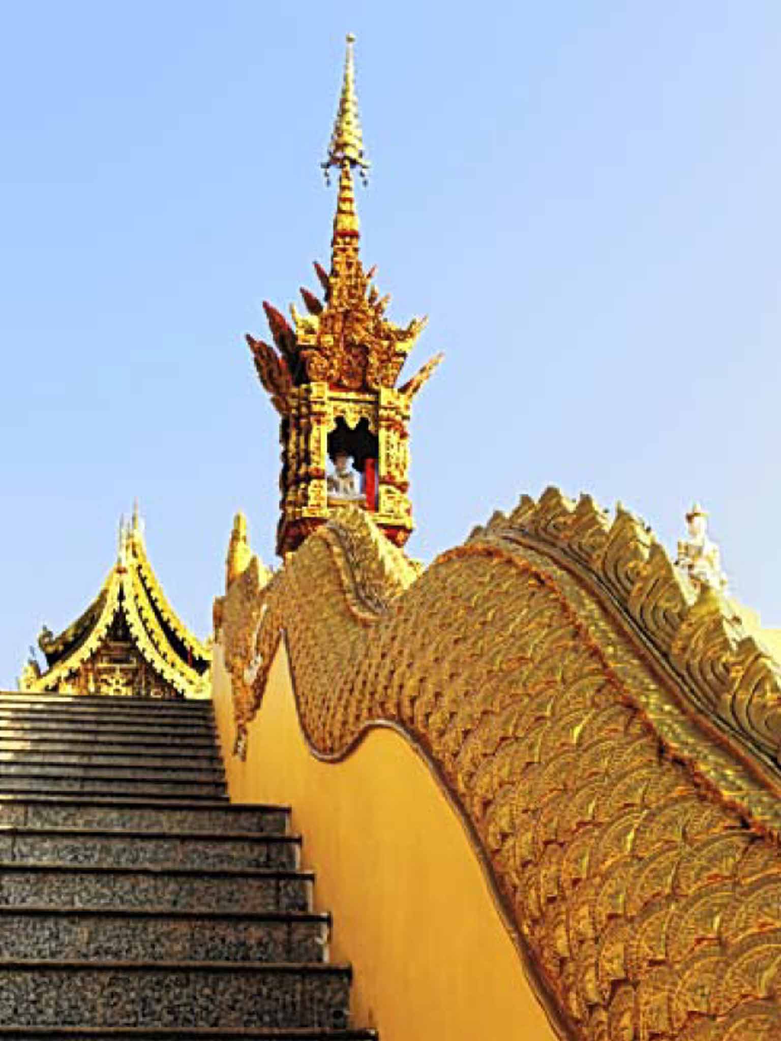 Temple at Mount Phousi