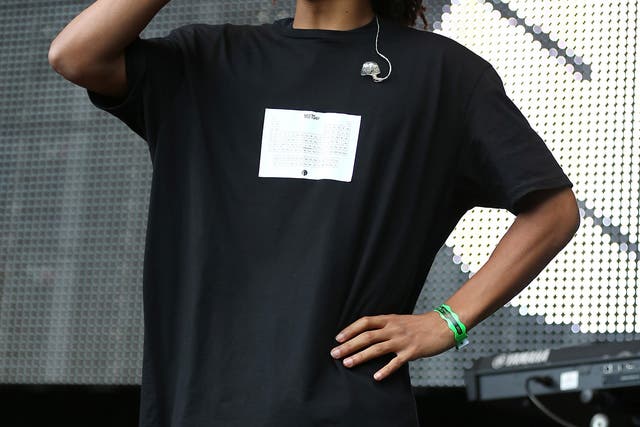 Jaden Smith performs at Wireless 2015