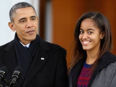 Malia Obama supported with cries of 'let her live' after video emerges allegedly showing teenager smoking 