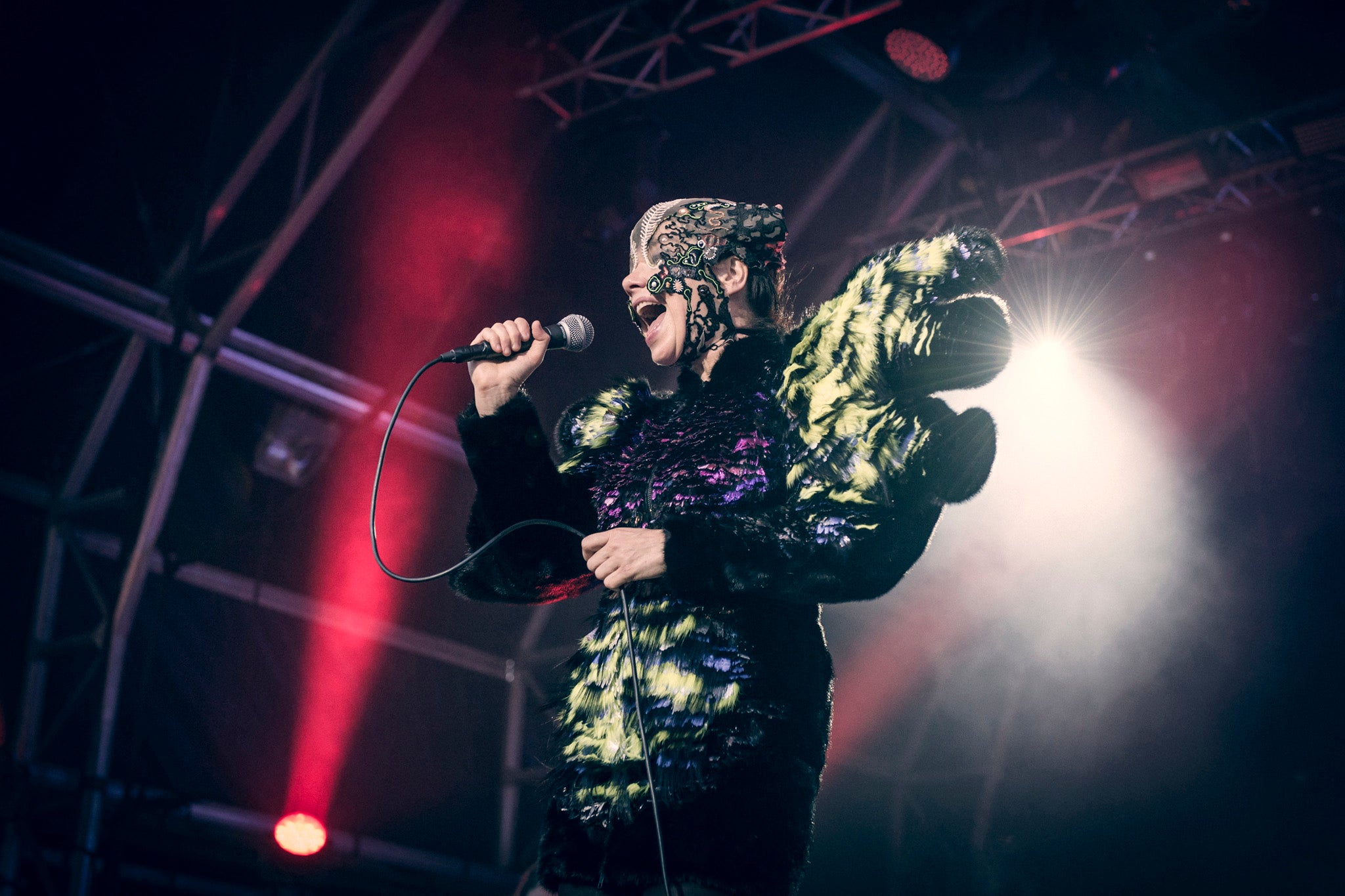 Bjork live at MIF (Manchester International Festival) in Manchester, 5 July 2015
