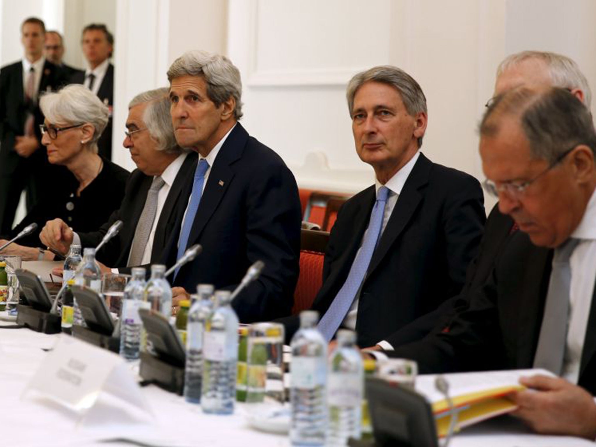 US Secretary of State John Kerry and UK Foreign Secretary Philip Hammond meet foreign ministers in Vienna on Monday