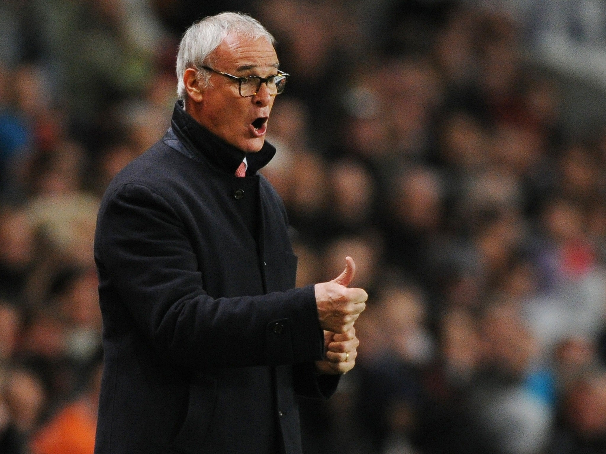 Claudio Ranieri is willing to discuss the job with Leicester officials