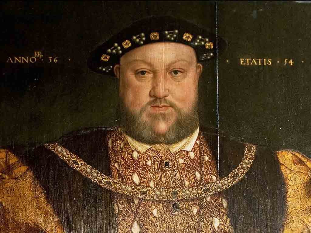King Henry VIII portrait at Longleat House, Wiltshire, UK