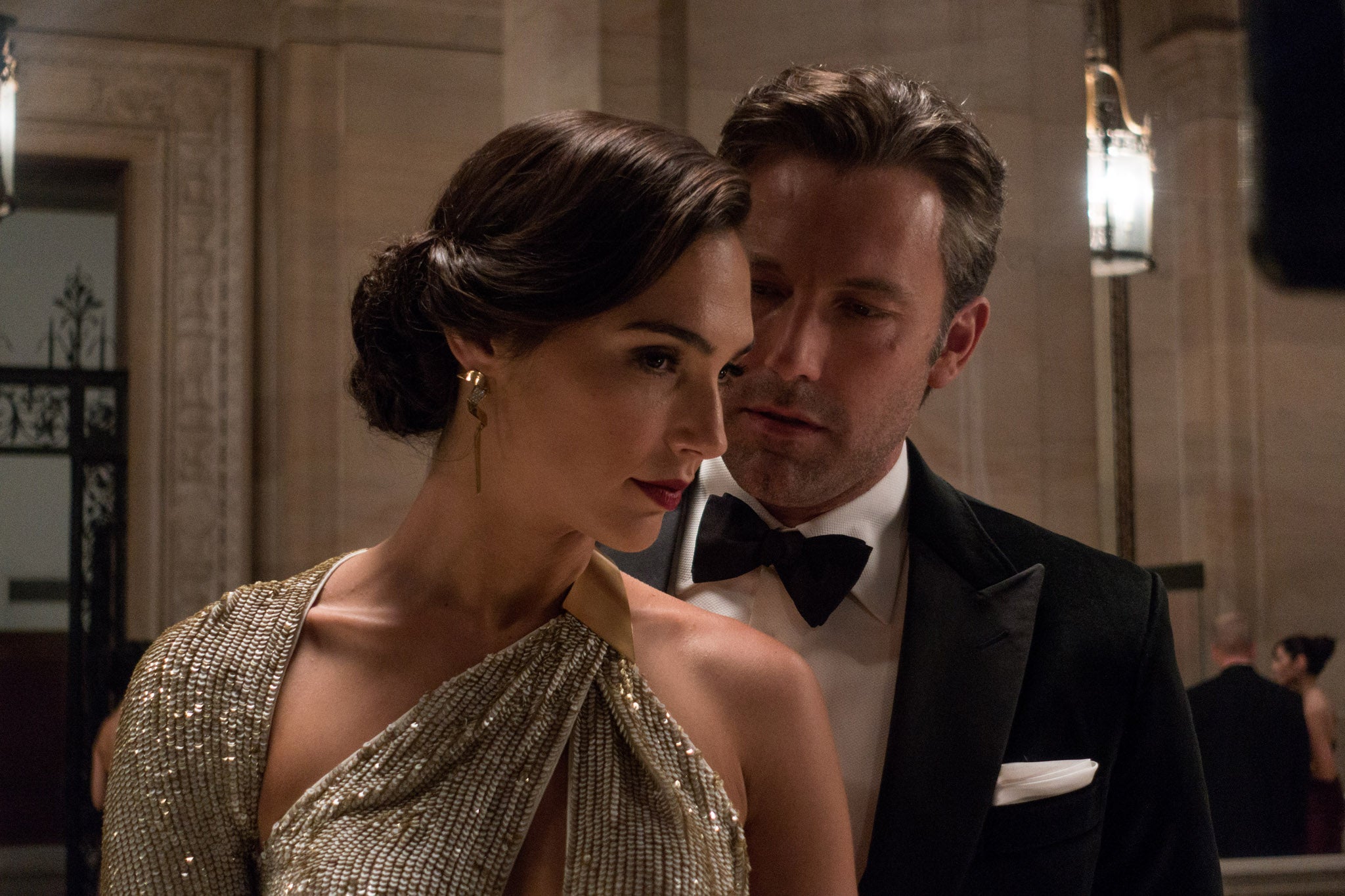 Ben Affleck and Gal Gadot in Batman v Superman