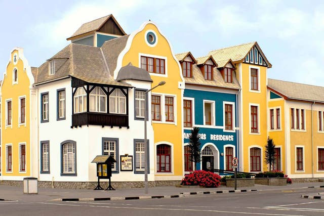 Colonial German buildings in Swakopmund
