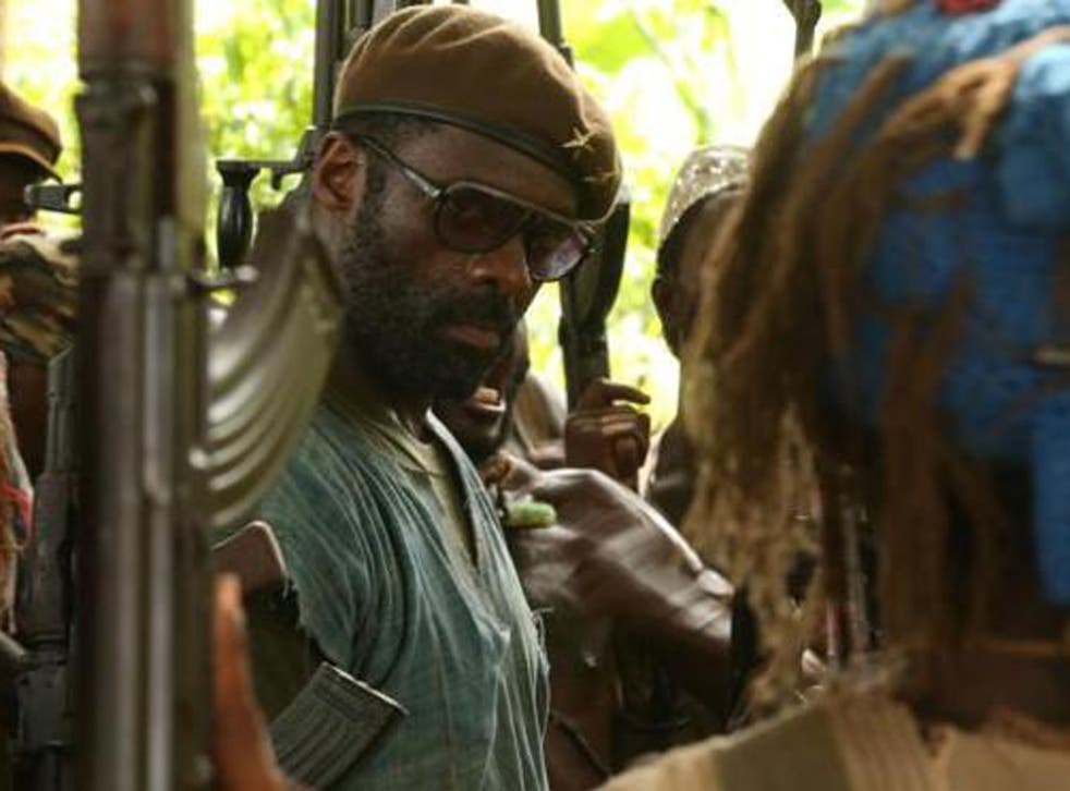 Idris Elba in 'Beasts of No Nation'