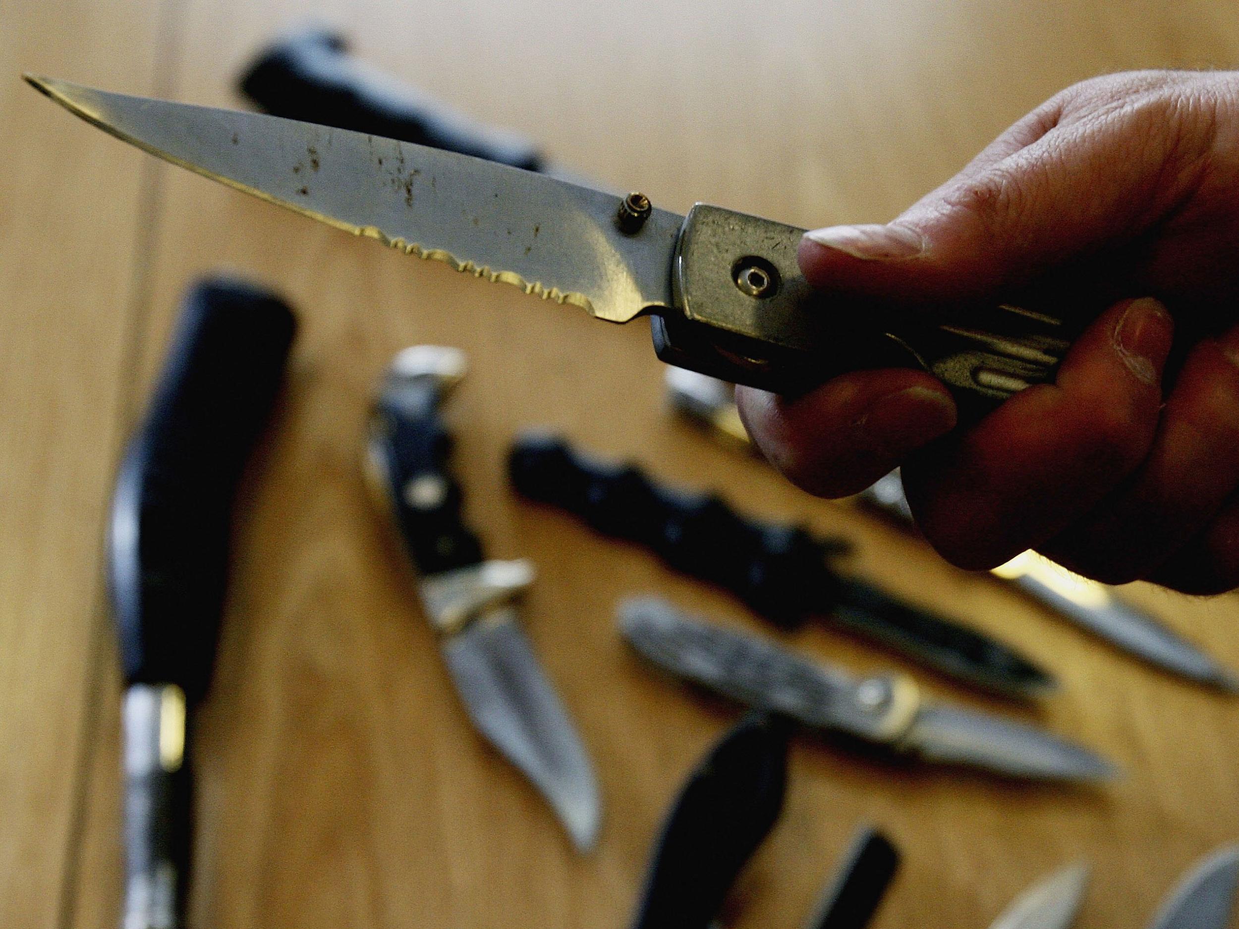 Knife crime hit record levels in England and Wales last year