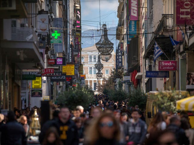 Greeks are hitting the shops as the worry of further capital controls looms 