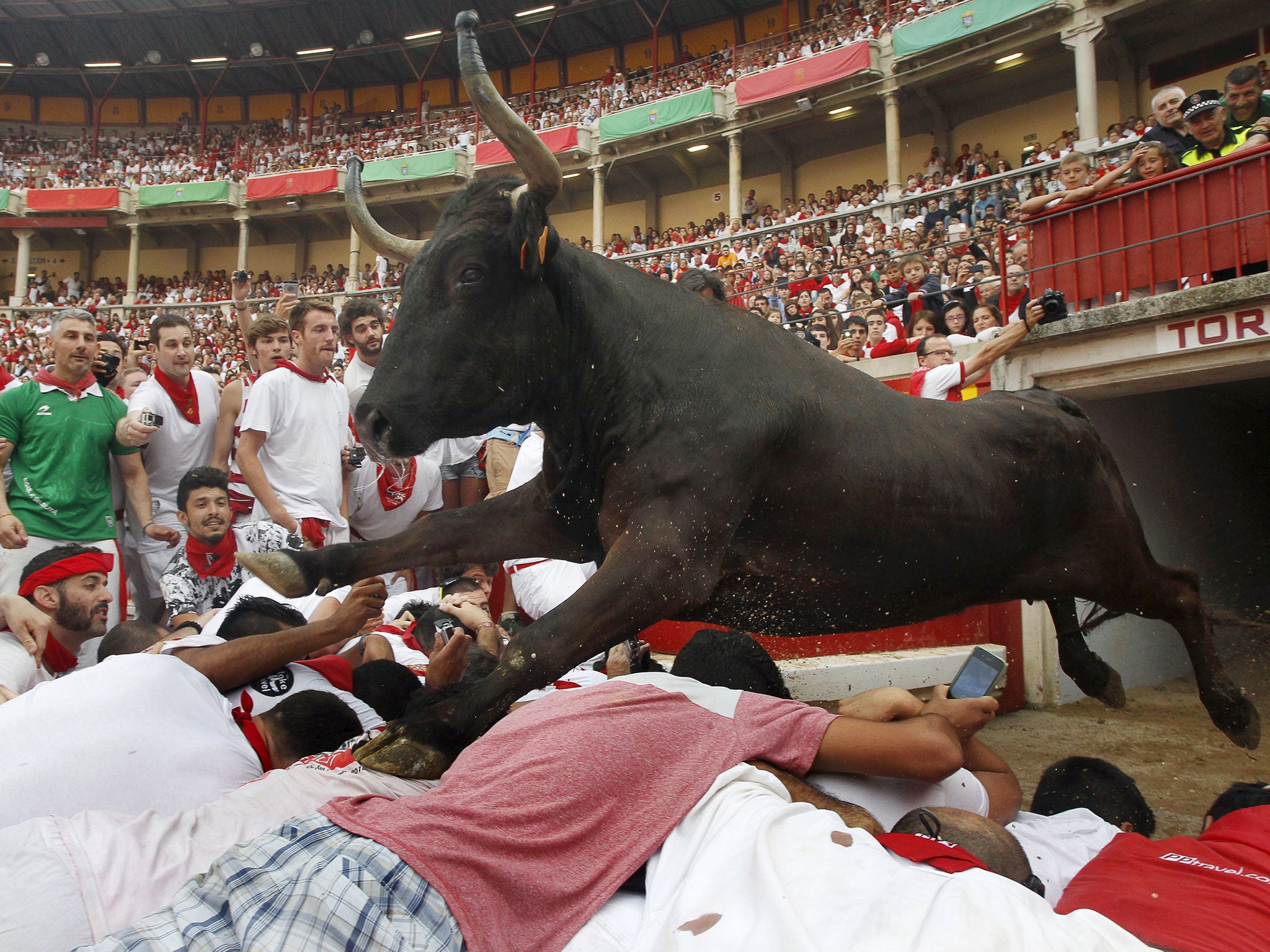 The Running of the Bulls in Pamplona in pictures The Independent