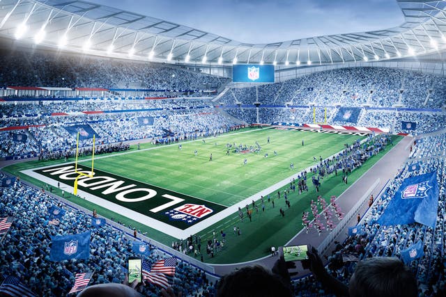 An artist's impression of Tottenham's new stadium