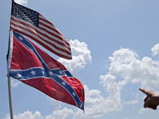 Alabama man is carrying the Confederate flag all the way to Washington DC