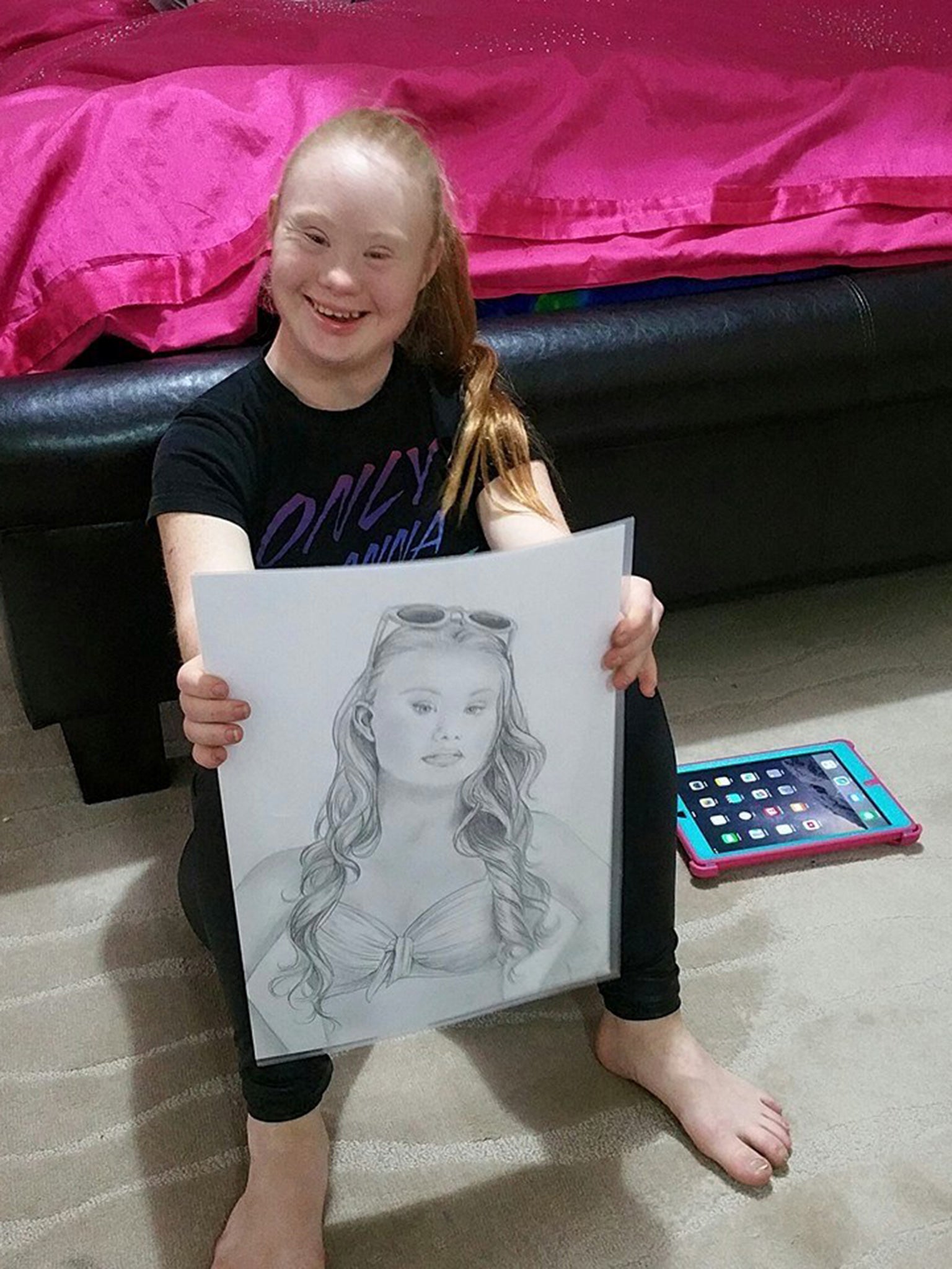 'I recieved this most amazing drawing in the mail today, how beautiful, I feel so blessed.'