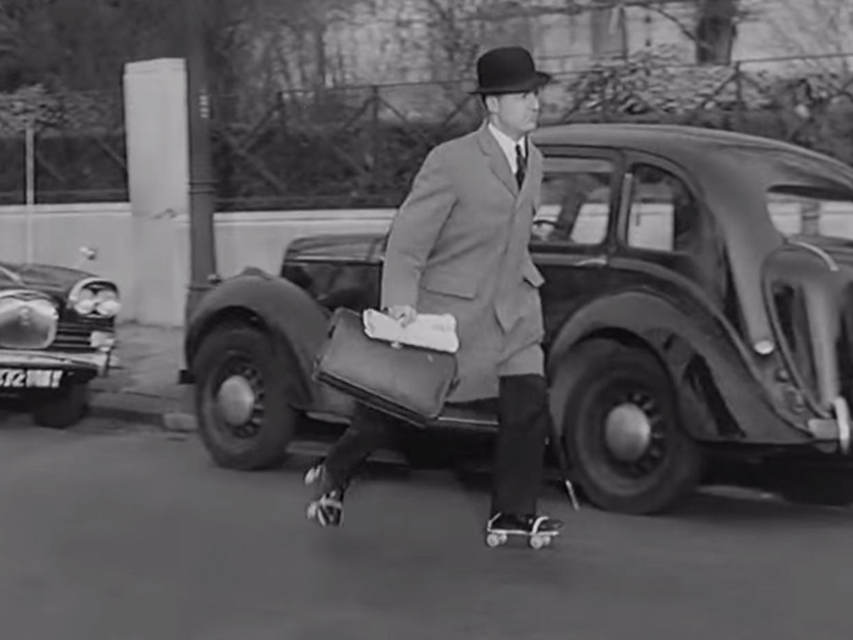 Gentleman rollerskaters have since been replaced by annoying children on scooters in London