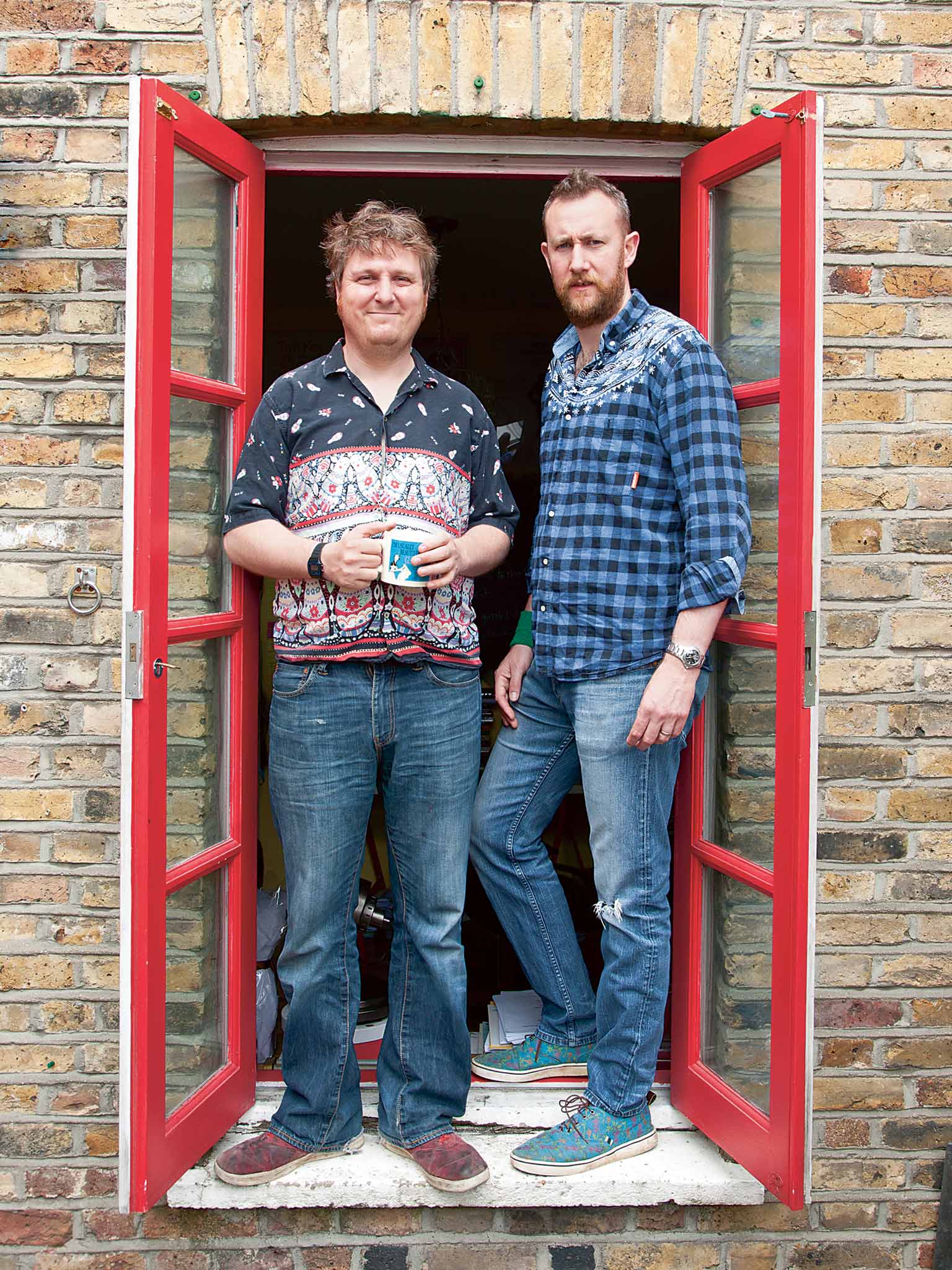 Alex Horne (right) and Tim Key