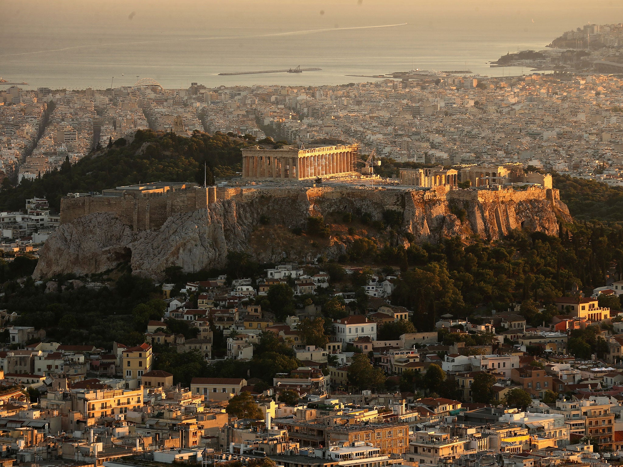 The Acropolis is still drawing in German tourists to Athens