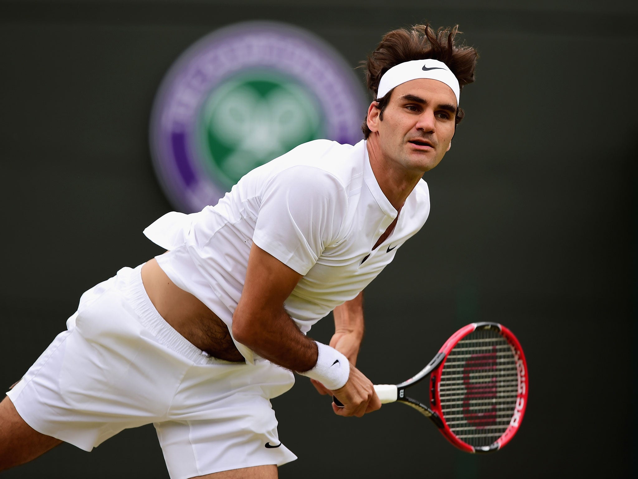 The seven-time Wimbledon champion Roger Federer has proved that a good serve is about more than raw power