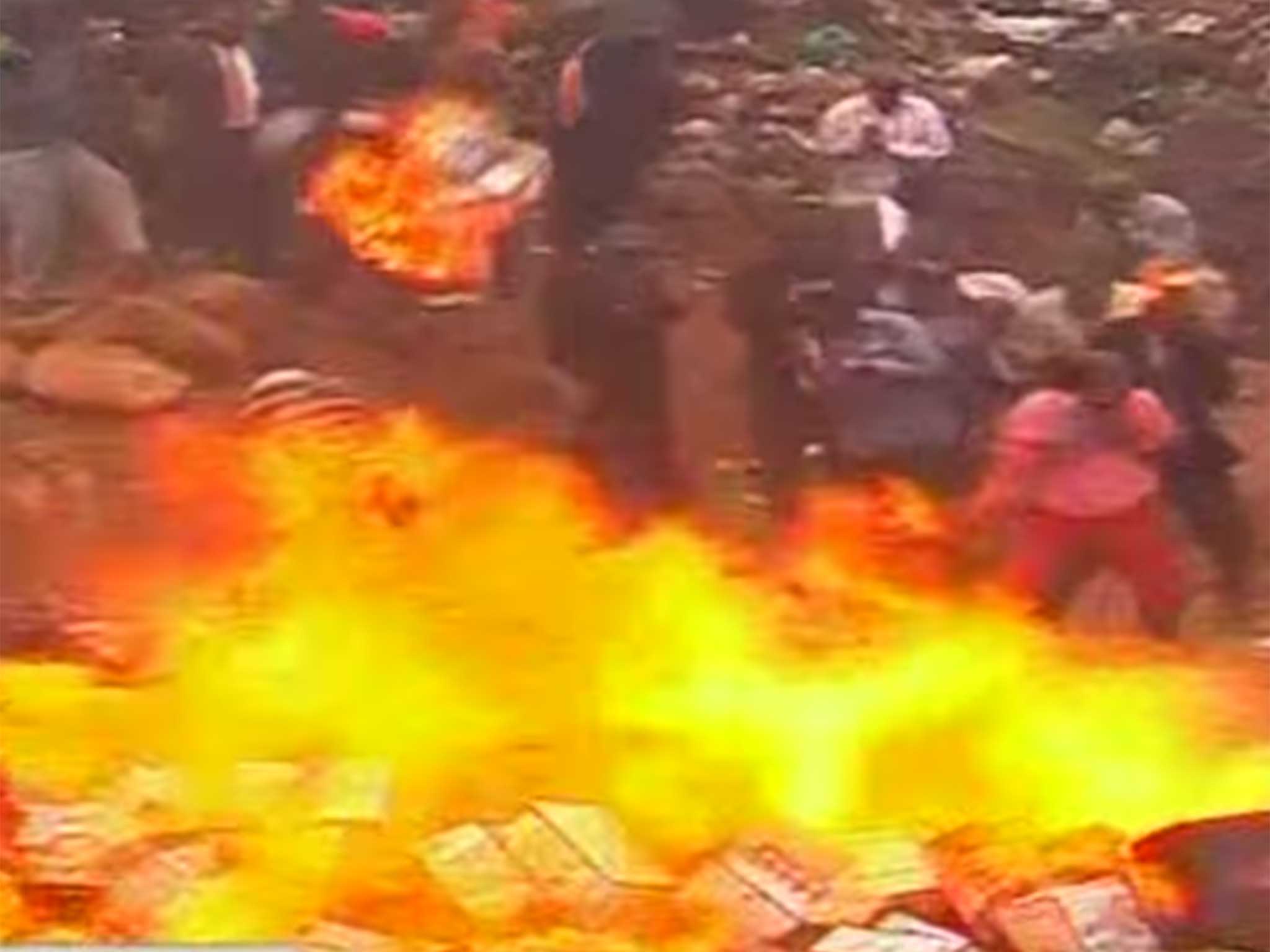 Kiambu governor William Kabogo was forced into an unseemly scramble away from the fire