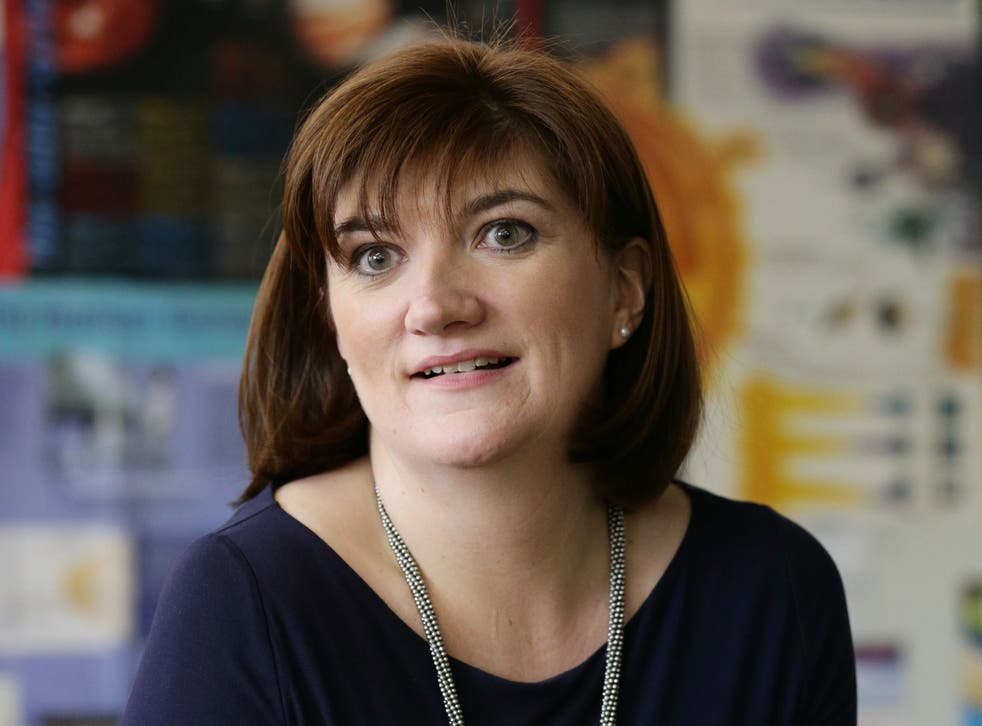 Nicky Morgan, Secretary of State for Education and Equalities Minister