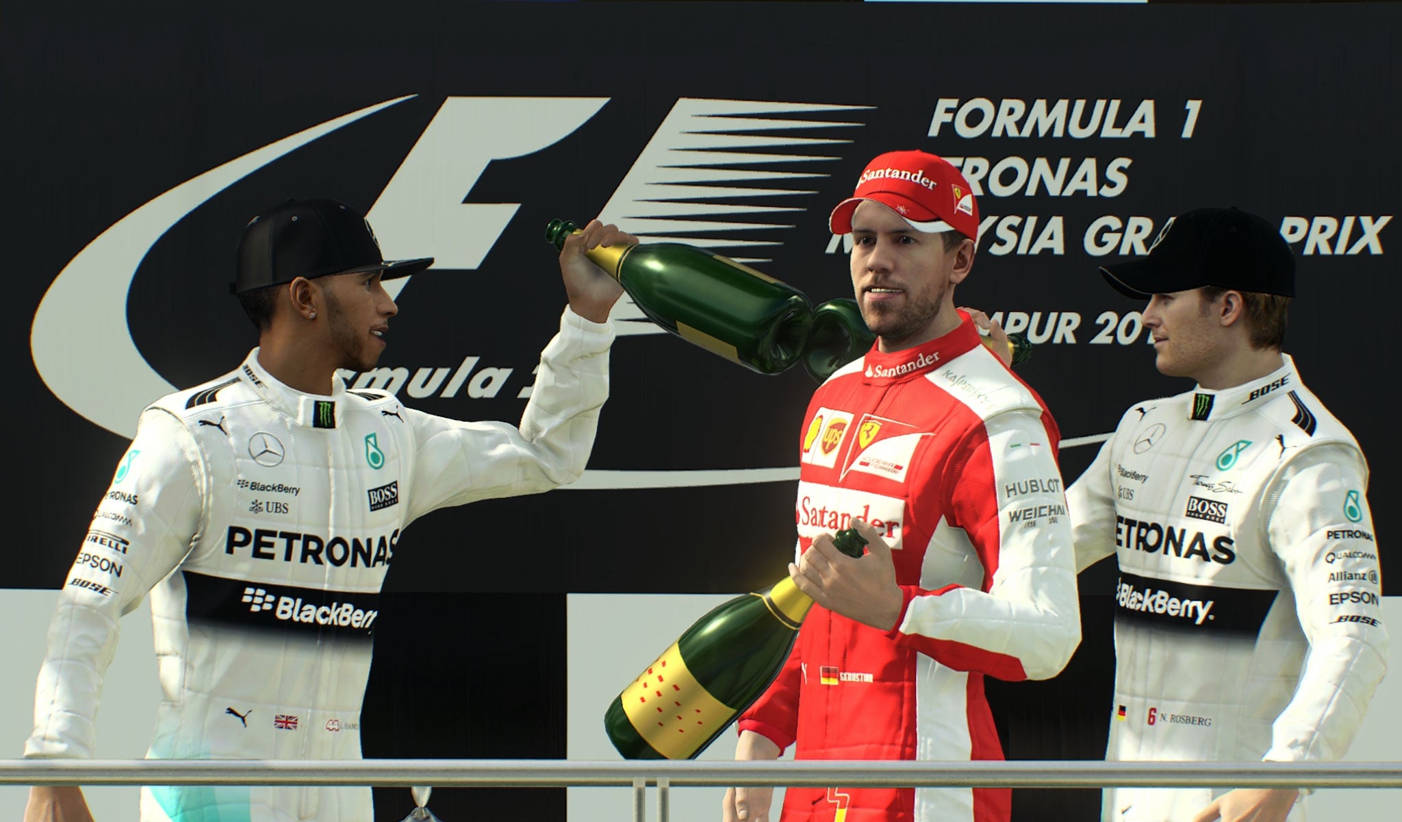 The post-race celebrations are a joy to behold - should you make the podium