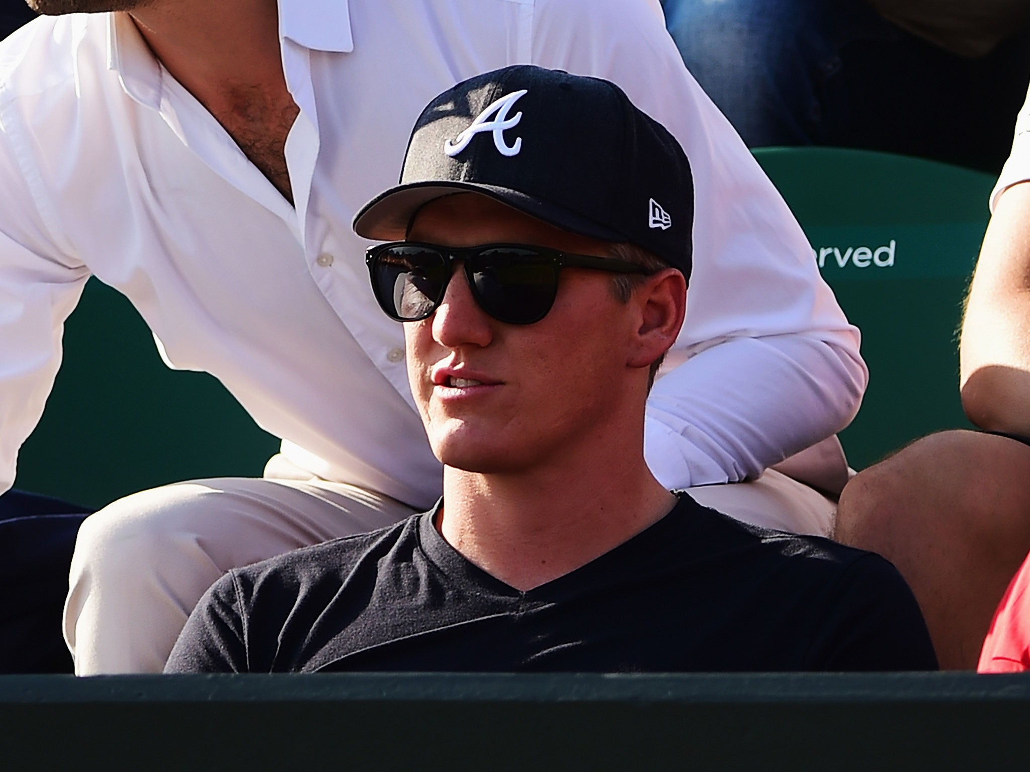 Schweinsteiger was spotted at Wimbledon cheering on girlfriend Ana Ivanovic