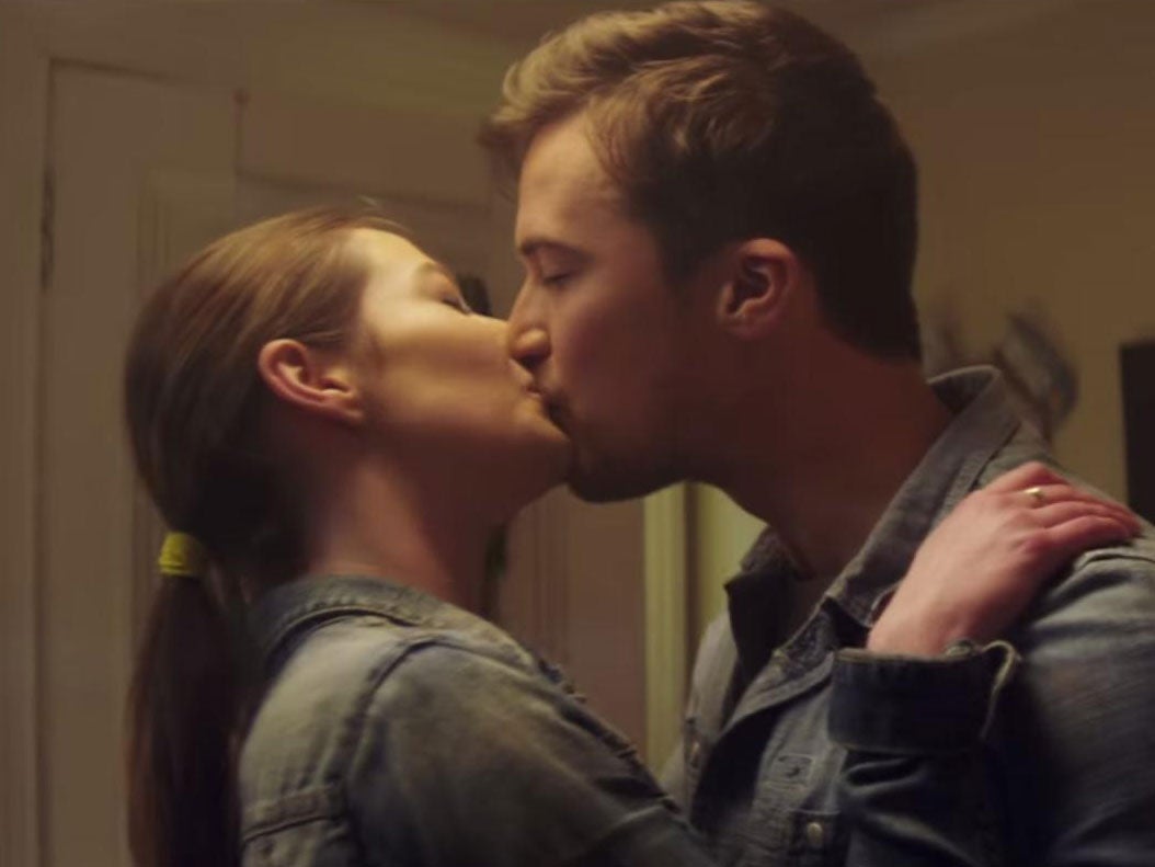The video portrays an attack that starts with a consensual kiss to enforce the message that there are 'no excuses' for rape
