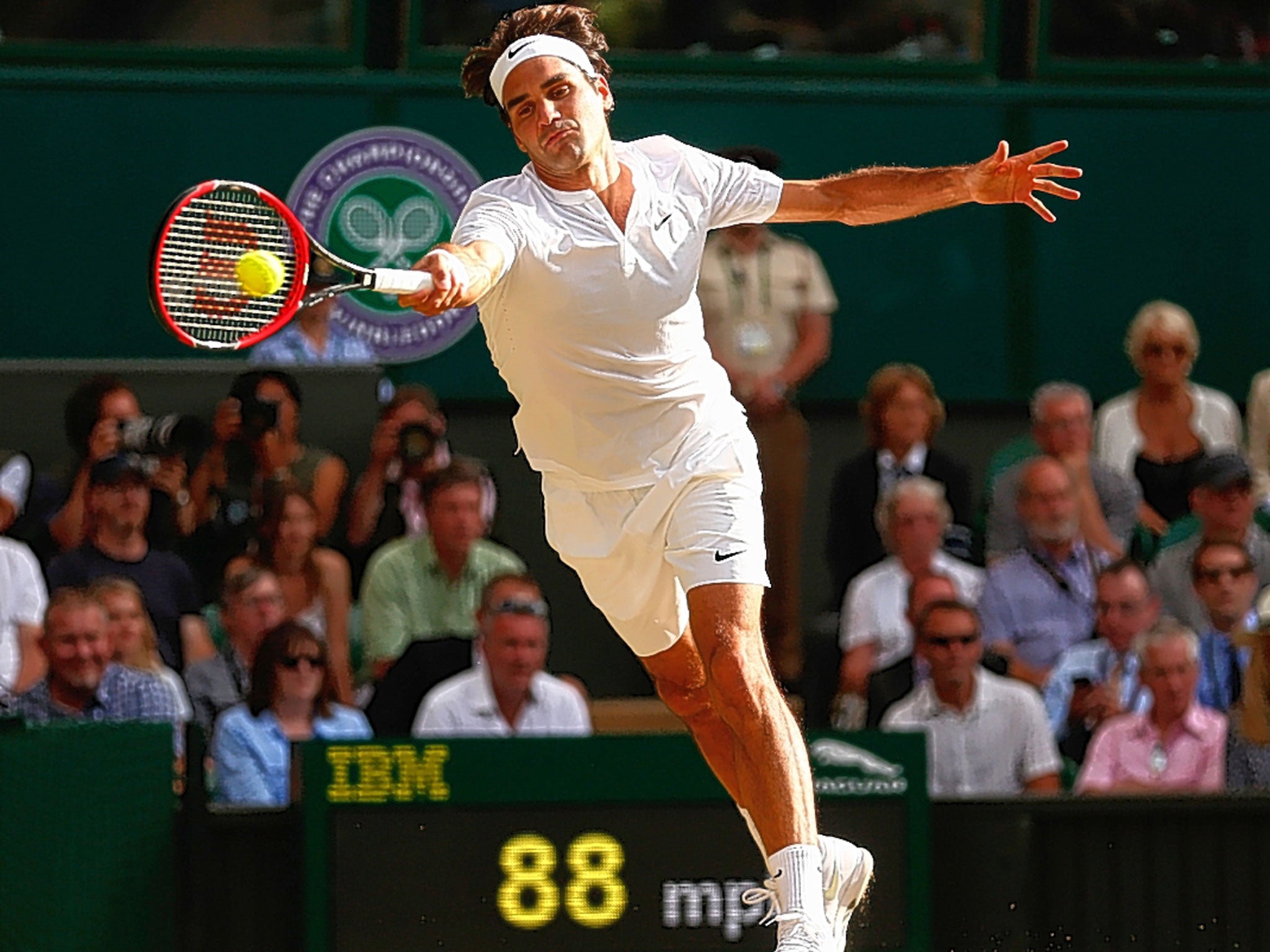 Roger Federer will be playing in his 26th Grand Slam final and 10th at Wimbledon