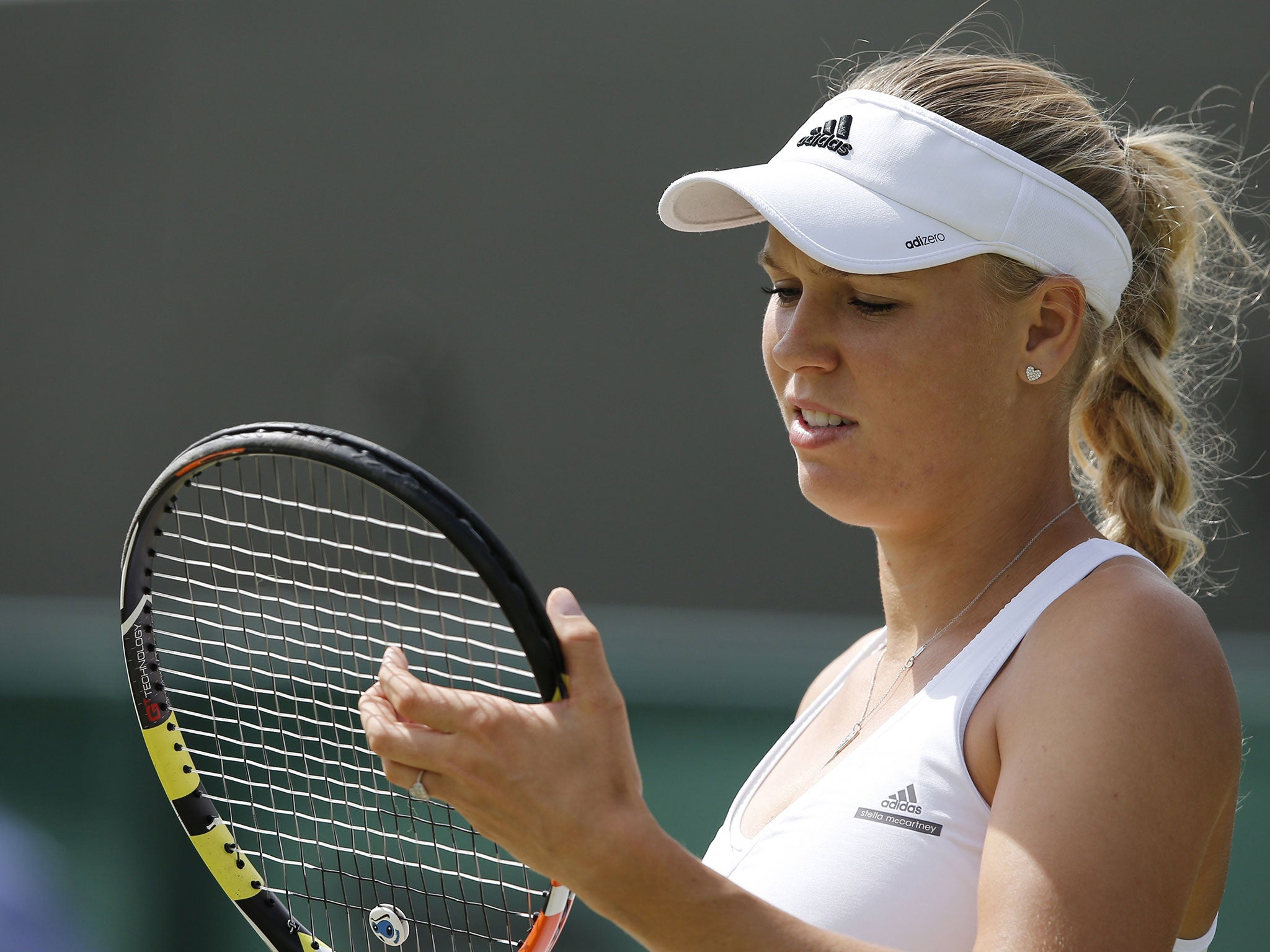 Caroline Wozniacki wants to see more female matches on the bigger show courts