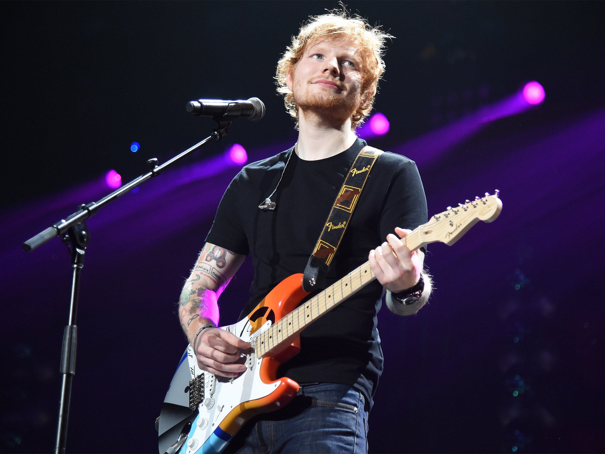 Ed Sheeran is performing a trio of gigs at Wembley Stadium this weekend