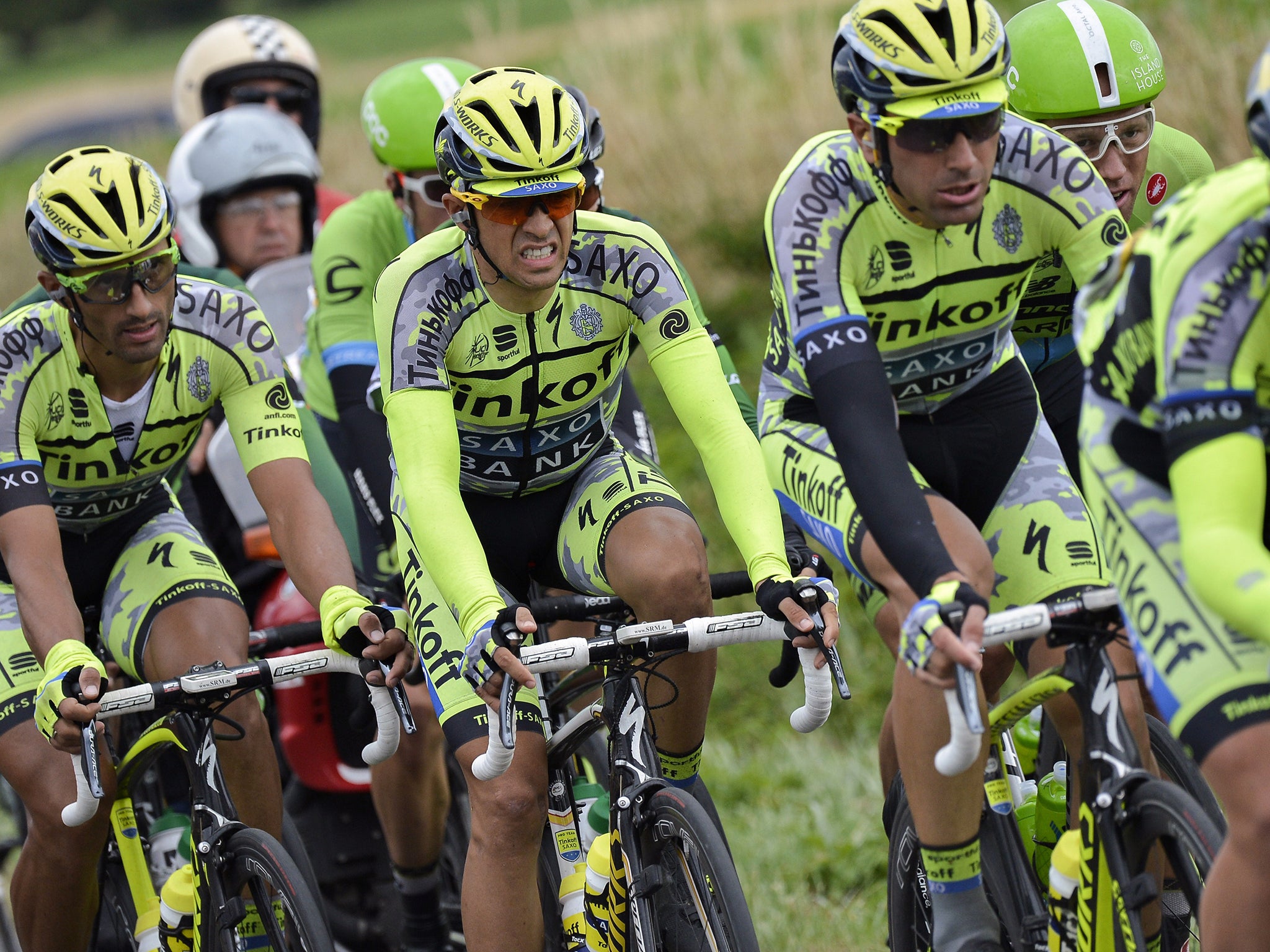 Alberto Contador's Tinkoff-Saxo will be one of the favourites for the team time-trial