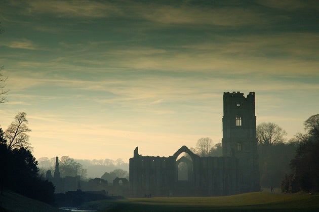 Fountains Abbey in North Yorkshire is one of the National Trust's jewels