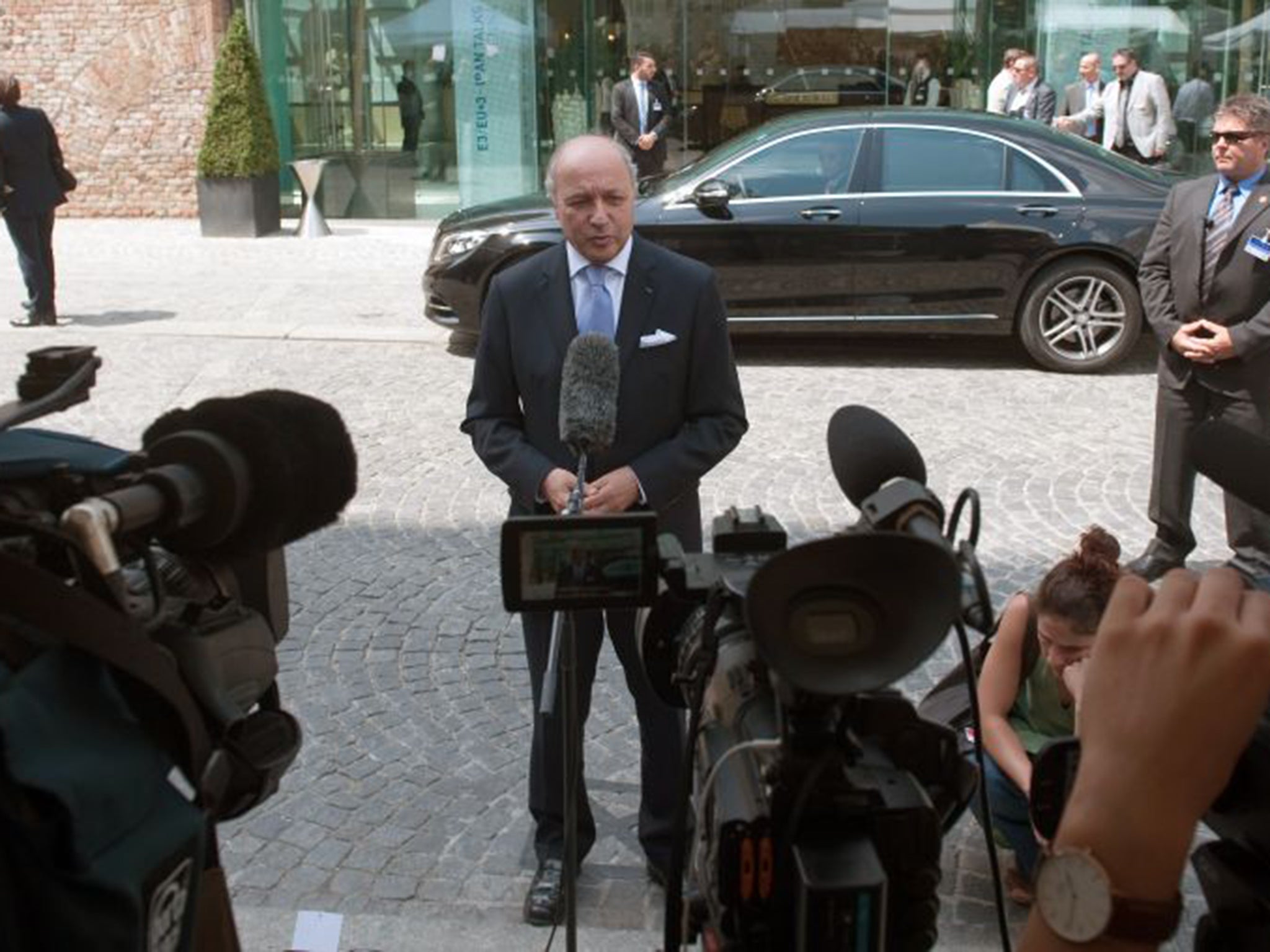 French Foreign Minister Laurent Fabius is cautiously optimistic about the deal