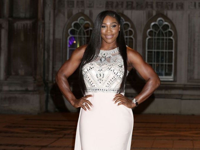 Women's singles winner Serena Williams at the Wimbledon Champions' Dinner 2015
